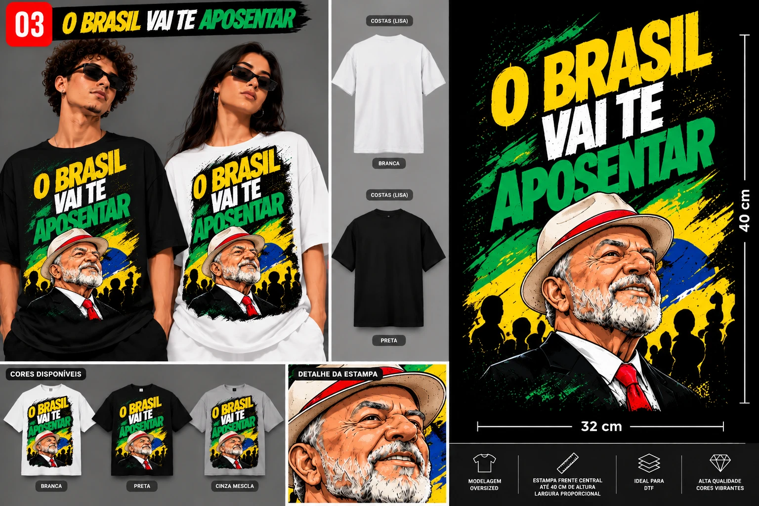 O BRASIL VAI TE APOSENTAR - PT PARTIDO ELEITORAL